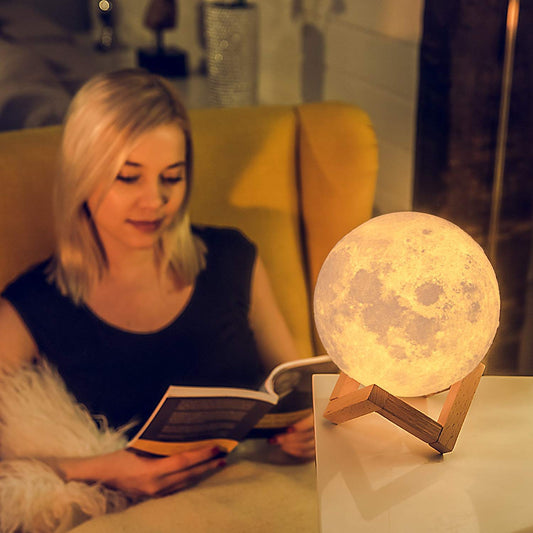 Moon Lamp 3D 7 Color Changing Night Lamp
