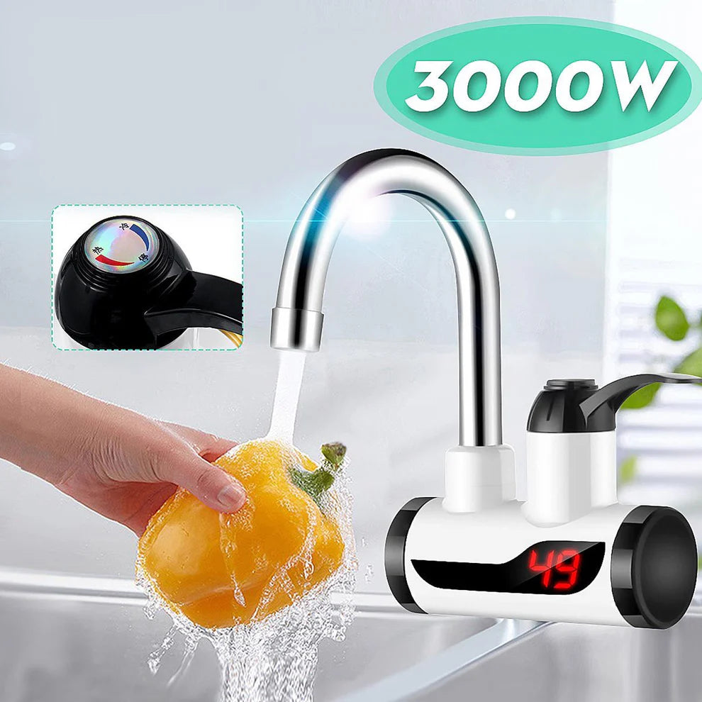 Stainless Steel LED Instant Heating Electric Water Tap