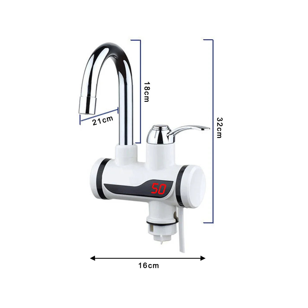 Stainless Steel LED Instant Heating Electric Water Tap