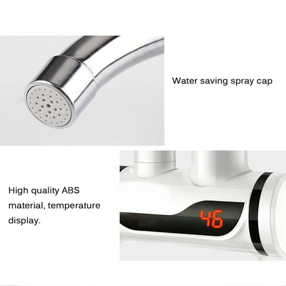 Stainless Steel LED Instant Heating Electric Water Tap