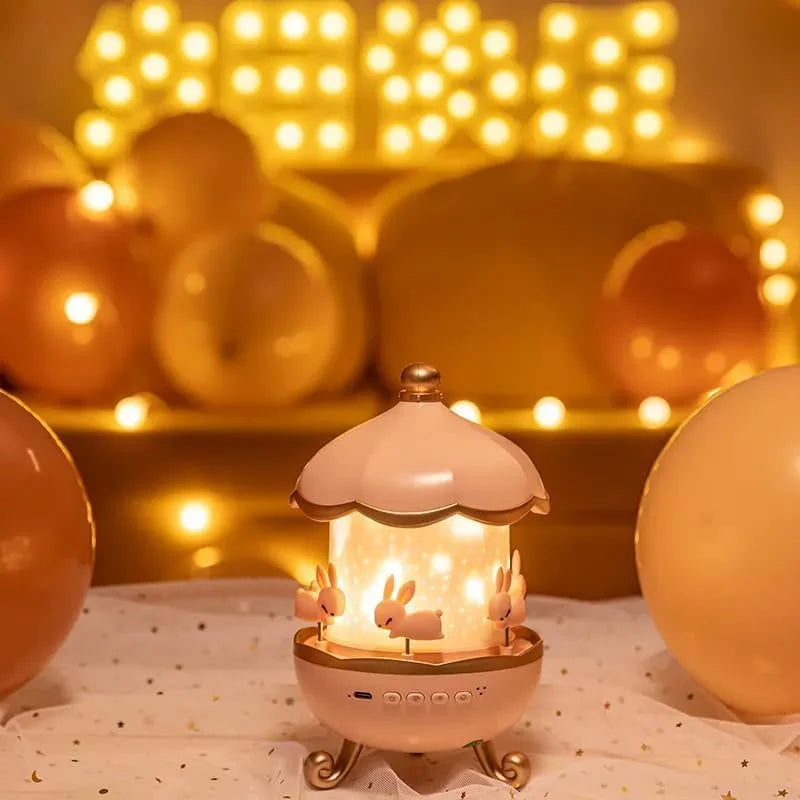 🌙 Galaxy Bunny Projector Lamp ✨